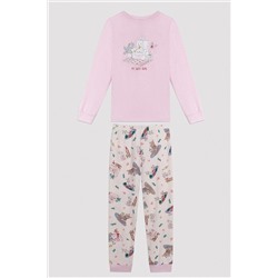 Penti Kız Çocuk Sweet Home Uzun Kollu Pijama Takımı PN3PLOXC23SK-MIX