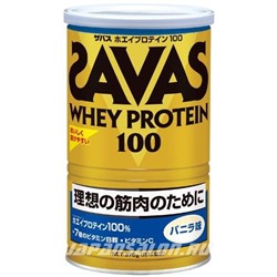 MEIJI WHEY PROTEIN 100 Savas Мейджи Савас Сывороточный протеин 100% со вкусом Ванили 378 грамм