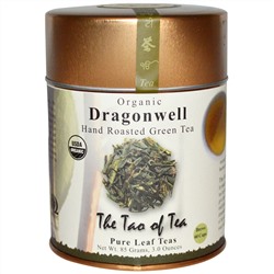 The Tao of Tea, Органический зеленый чай ручной обжарки, Колодец дракона, 3,0 унции (85 гр)