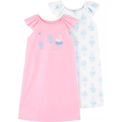 Carter's | Kid 2-Pack Seahorse Nightgowns