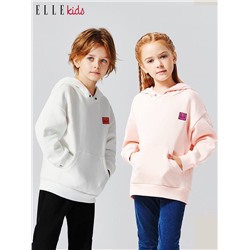 Детская одежда ELLEKID*S, весенне-осенний свитер для мальчиков и девочек ins, хлопковый топ explosive little monster