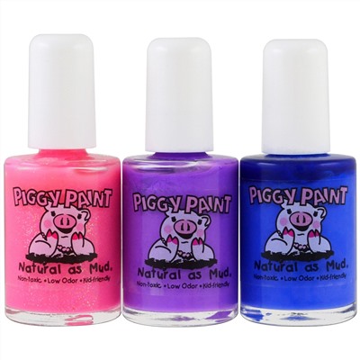Piggy Paint, Nail Polishes, Pop of Pixie Gift Set, 3 Bottles, 0.5 fl oz (15 ml) Each