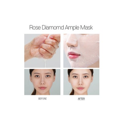 Rose Diamond Radiant Glow Mask, Увлажняющая маска для сияния кожи