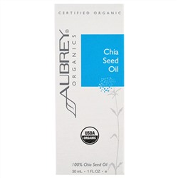Aubrey Organics, Органические семена чиа, 1 жидк. унц. (30 мл)