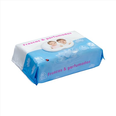 Детские влажные салфетки с запахом Deliplus Fresh & ароматизированные