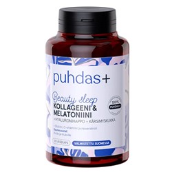Puhdas+ Коллаген и мелатонин, 120 капс.