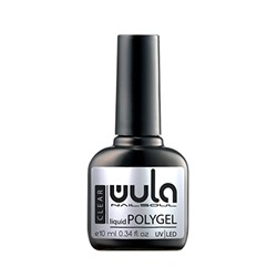 [WULA NAILSOUL] Полигель для укрепления и донаращивания ногтей жидкий (база) UV LIQUID POLYGEL прозрачный, 10 мл