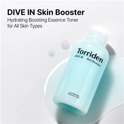 Тонер-бустер с гиалуроновой кислотой Torriden DIVE IN Low Molecule Hyaluronic Acid Skin Booster 200 мл