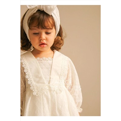 azecekids Fisto Yakalı Kız Çocuk Özel Gün Doğum Günü Elbisesi MNF-2-2