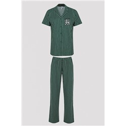 Penti Cambridge Yeşil Gömlek Pantolon Pijama Takımı PNMLQ3F323SK-GN55