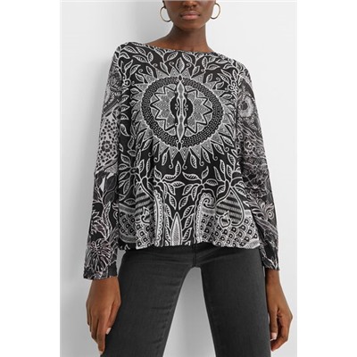 Camiseta avolantada mandalas