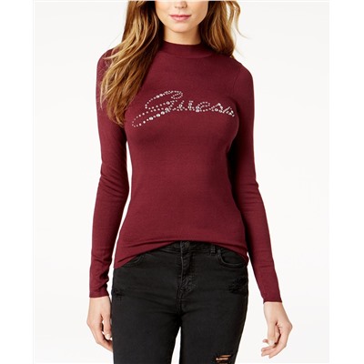 GUESS Holly Embellished Cutout Top