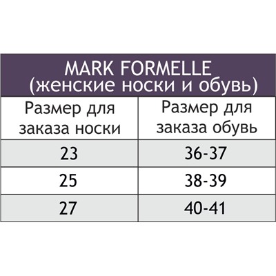 Mark Formelle, Женские носки с отворотом Mark Formelle
