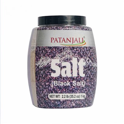 PATANJALI Black Salt  Kala Namak Гималайская чёрная соль 1кг