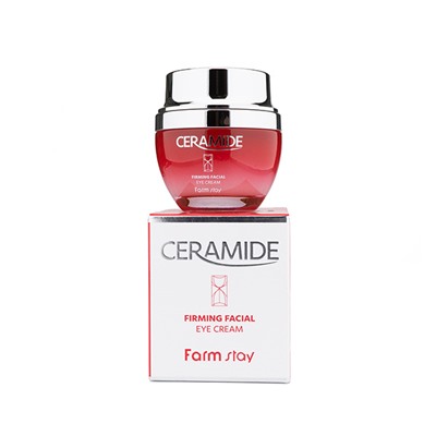 FarmStay Ceramide Firming Facial Eye Cream Укрепляющий крем для области вокруг глаз с керамидам 50мл