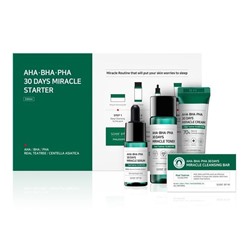 [Miniature] AHA-BHA-PHA 30 Days Miracle Starter Mini Kit, Мини набор кислотных средств для проблемной кожи
