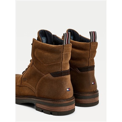 TOMMY HILFIGER PADDED SUEDE BOOT