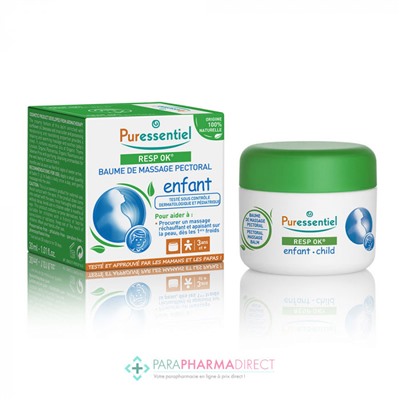 Puressentiel Resp OK Baume de Massage Pectoral Enfant 60ml