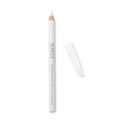 french manicure white pencil