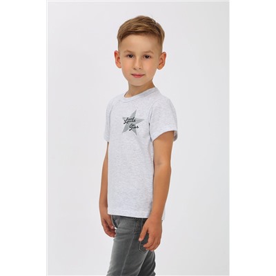 Детская футболка Маленькая звезда меланж арт. ФУ/М-звезда-меланж НАТАЛИ #876152