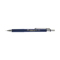 Карандаш механический профессиональный 0.7 мм Faber-Castell TK®-FINE с ластиком синий
