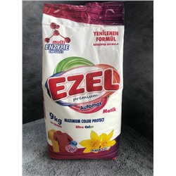 9 кг Ezel Premium Стиральный порошок для цветного
