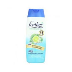 Шампунь для жирных волос с каффир лаймом Feather 340 мл / Feather Nature Clean & Care Clear & Fresh Shampoo 340ml