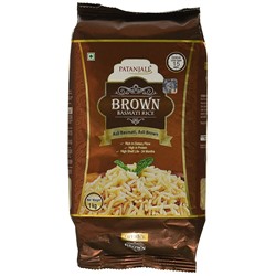 PATANJALI Basmati rice Brown Рис Басмати коричневый 1кг