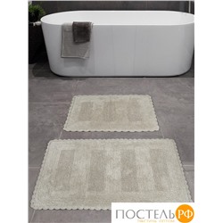 5138 Набор ковриков для ванной "KARNA" LENA 50x70+60x100 см 1/2 Бежевый