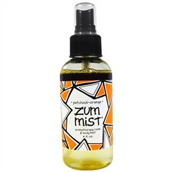 Indigo Wild, Zum Mist, ароматерапевтический аэрозоль для воздуха и тела, пачули и апельсин, 4 жидкие унции