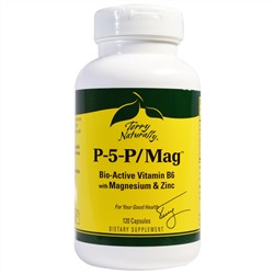 EuroPharma, Terry Naturally, Terry Naturally, P-5-P/Mag, 120 капсул
