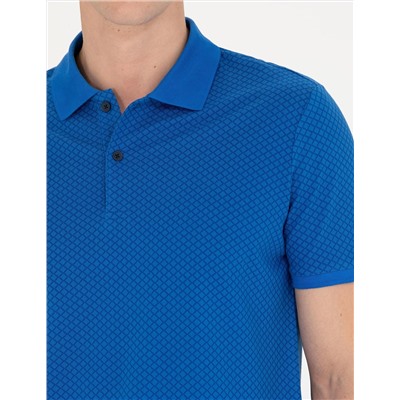 Mavi Slim Fit Polo Yaka Tişört
