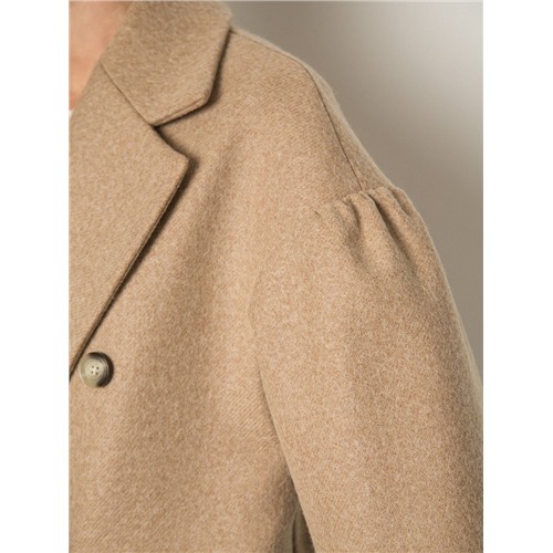Шерстяное пальто с обьемными рукавами R064/duanet Размер 42