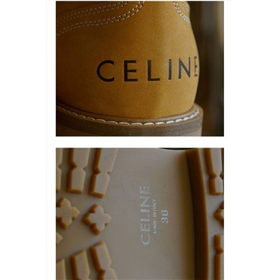 Женские ботинки Celin*e Натуральная кожа Были произведены на крупной фабрике, работающей на экспорт