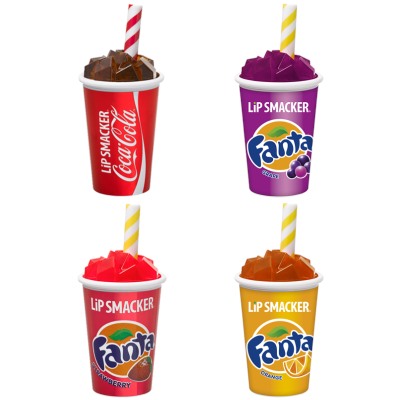 Coke & Fanta Cups 4-piece Lip Balm Collection