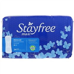 Stayfree, Макси, регулярные, 24 прокладки