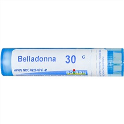 Boiron, Single Remedies, Белладонна, 30C, 80 гранул