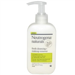 Neutrogena, Освежающее очищающее средство + средство для удаления макияжа, 6 жидких унций (177 мл)