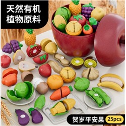 Пластмассовые фрукты и овощи