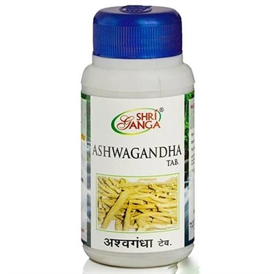 SHRI GANGA Ashwagandha Ашвагандха для укрепления центральной нервной системы 120таб