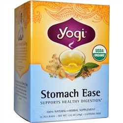 Yogi Tea, Улучшение пищеварения, без кофеина, 16 пакетиков, 1,02 унции (29 г)