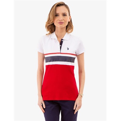 TRI COLORBLOCK POLO SHIRT