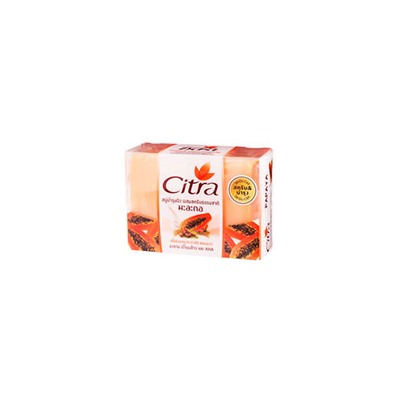 Отбеливающее мыло для тела и лица с папайей, рисовым молочком и тамариндом от Citra 110 гр / Citra Papaya Whitening Face and Body Soap 110g