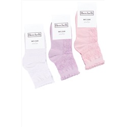 Носки для девочки ажурные 3 пары Berchelli