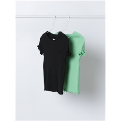 2-PACK OF RIBBED T-SHIRTS