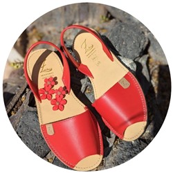 Ab.Zapatos 320 · Rojo+Pendientes flores PA3768 Rojo