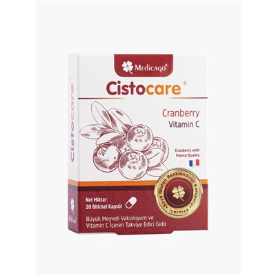Клюквенный витамин С, Medicago Cistocare 20 капсул