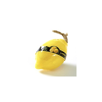 Фигурное спа-мыло «Лимон» c натуральной люфой 110 гр  / Lufa spa soap lemon