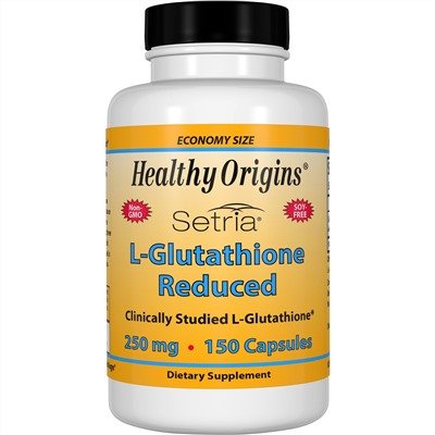 Healthy Origins, Setria, L-глутатион сокращенный, 250 мг, 150 капсул