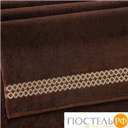 БлсКч713аи35 Блеск коричневый 70*130 махровое полотенце Г/К (Аиша) 350 г Махровые изделия Comfort Life